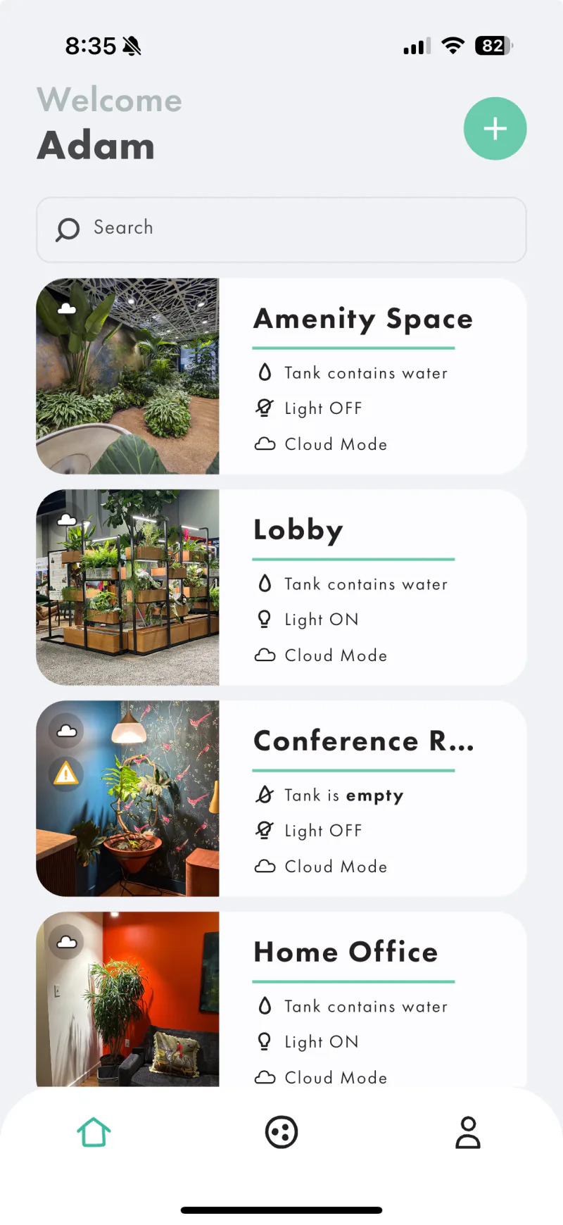 Biotic OS app interface