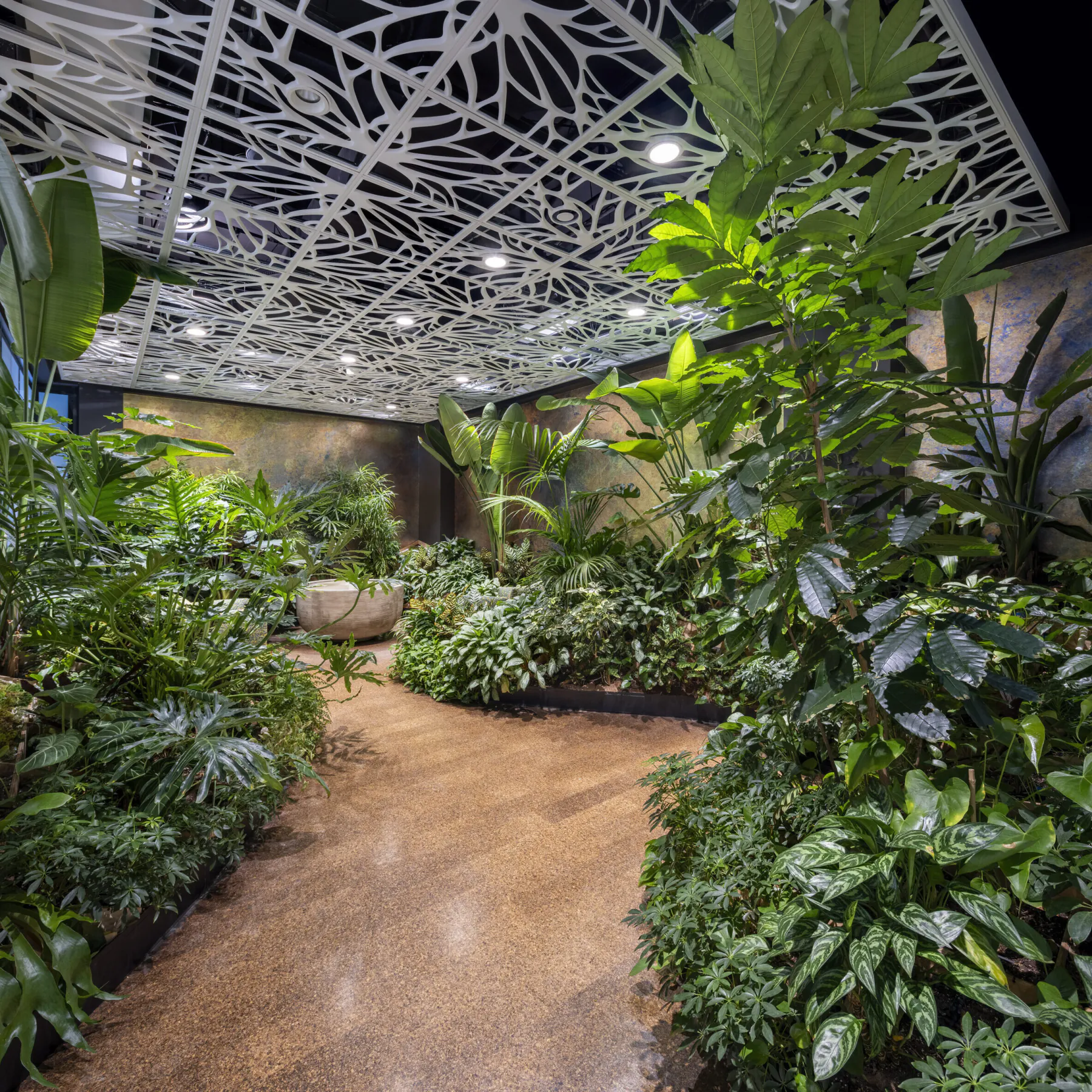 Nature Nook — biophilic wellness space at a major New York tech office