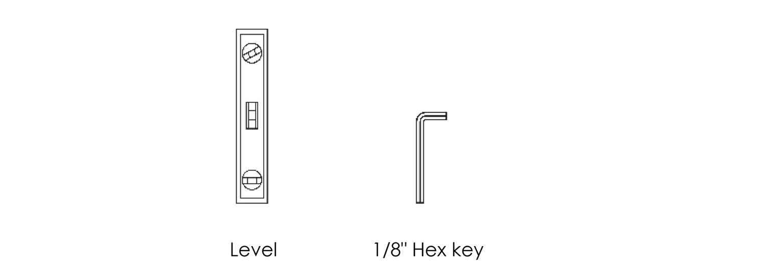 Tools required for Green Divider frame assembly